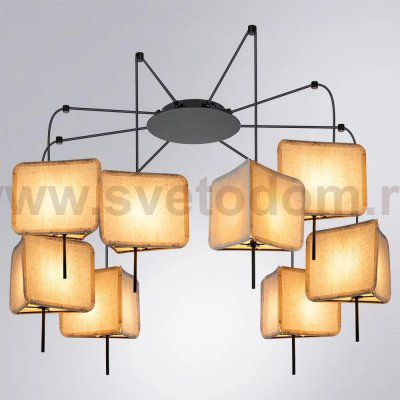 Подвесные люстры Arte lamp A7084SP-8BK TRIXIE