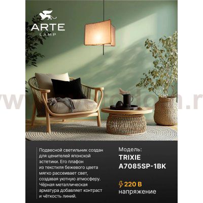 Arte lamp A7085SP-1BK TRIXIE