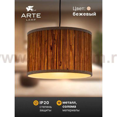 Arte lamp A7091SP-1BK STRAW