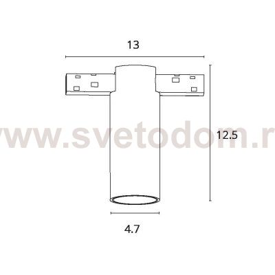 Магнитные трековые светильники Arte lamp A7269PL-1WH OPTIMA