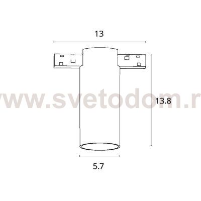 Магнитный трековый светильник Arte Lamp A7270PL-1WH OPTIMA