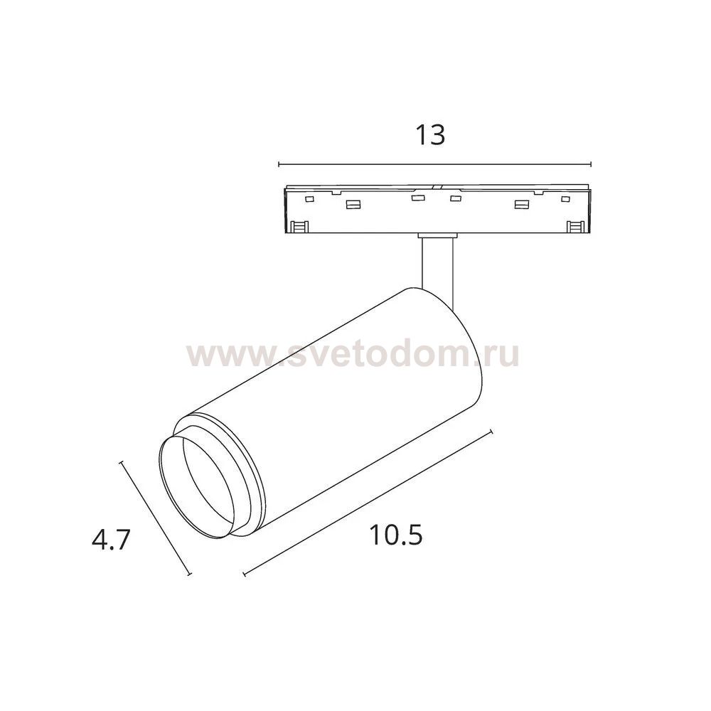 Магнитный трековый светильник Arte Lamp A7275PL-1WH OPTIMA