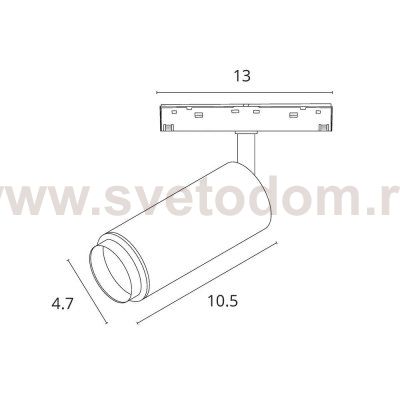 Магнитный трековый светильник Arte Lamp A7275PL-1WH OPTIMA