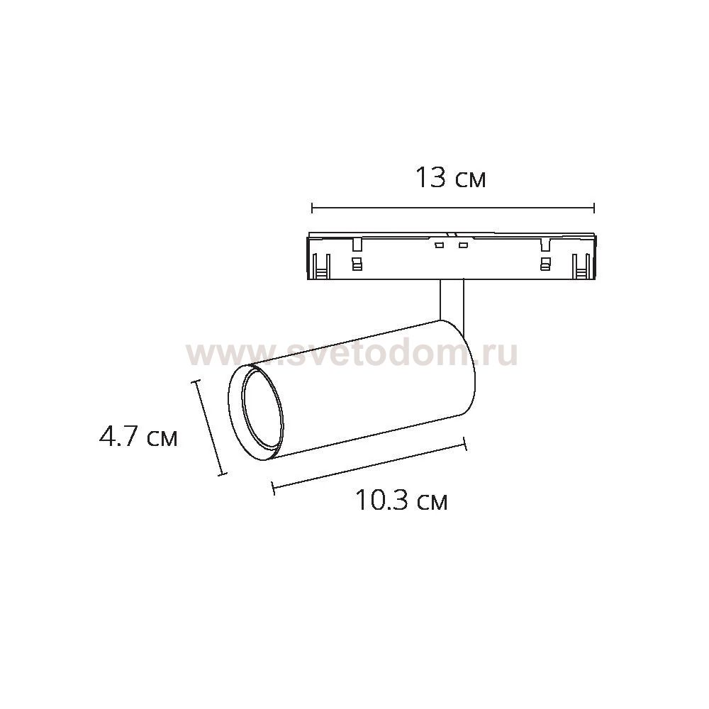 Трековая магнитная система Arte Lamp A7280PL-1WH OPTIMA