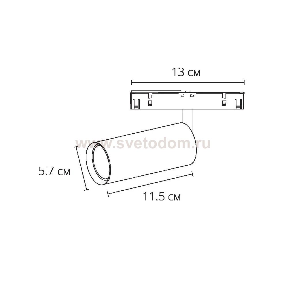 Трековая магнитная система Arte Lamp A7281PL-1BK OPTIMA