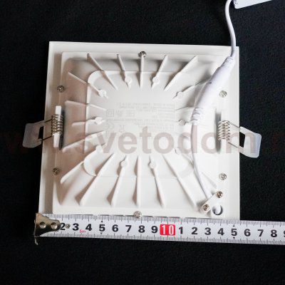 Светильник встраиваемый 12вт Arte lamp A7412PL-1WH RIFLESSIONE