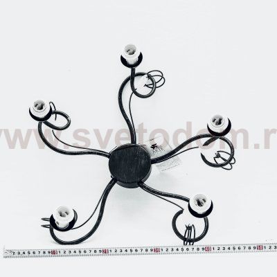 Люстра потолочная ковка Arte lamp A7449PL-5BR GLAMORE