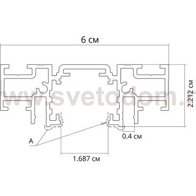 Трековая магнитная система Arte Lamp A750233 OPTIMA-ACCESSORIES