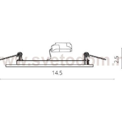 Светильник потолочный Arte lamp A7509PL-2WH VEGA