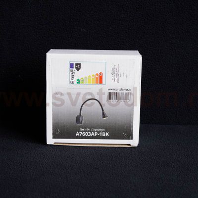 Светильник гибкий настенный Arte Lamp A7603AP-1BK TWIST