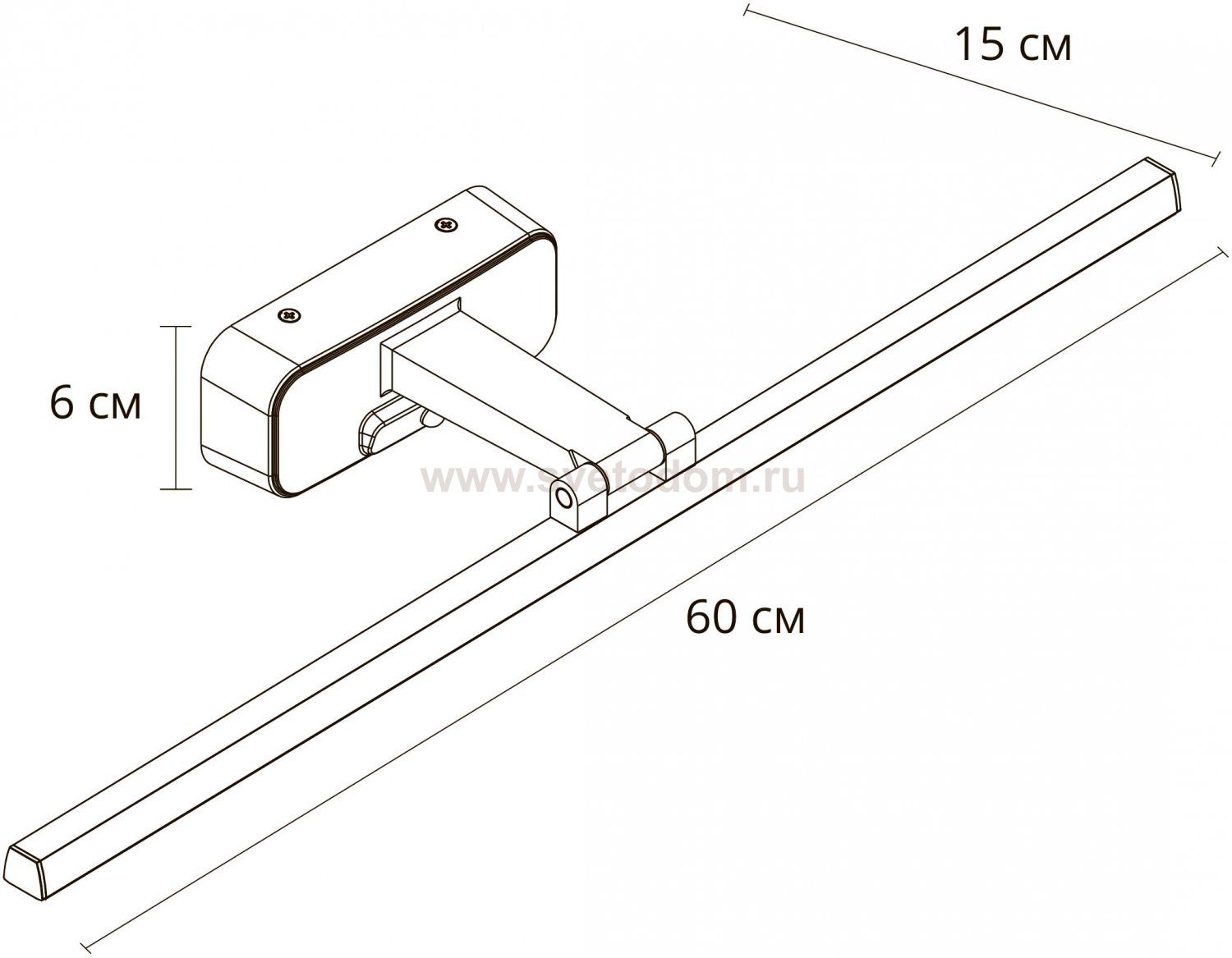 Подсветка для картин Arte lamp A7712AP-1BK PICTURE LIGHTS LED