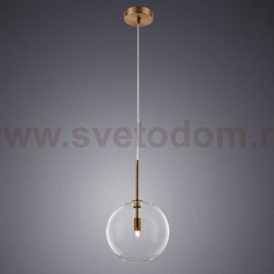 Подвесной светильник шар прозрачный 200мм Arte Lamp A7720SP-1AB CAMERON