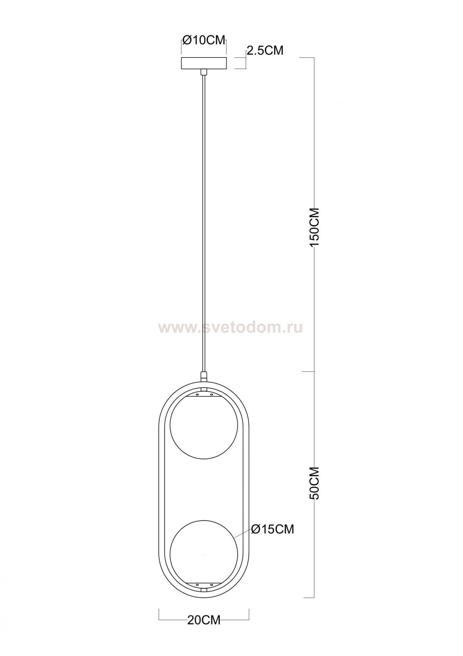 Подвес Arte Lamp A7745SP-2BK MATISSE