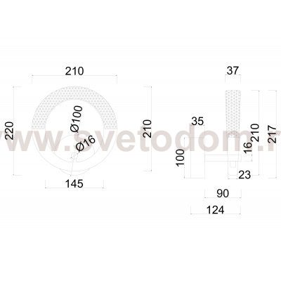 Светильник настенный Arte Lamp A7777AP-1GO MONTANA