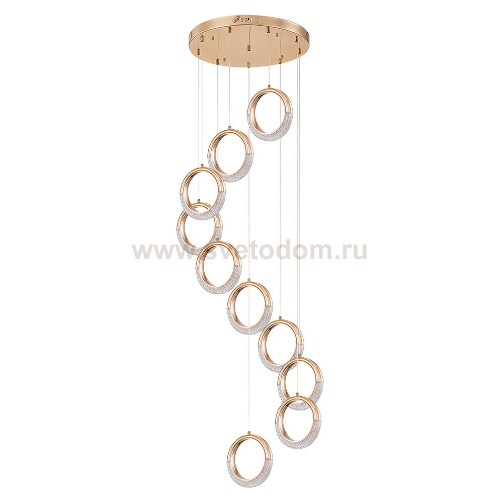 Люстры каскадные Arte Lamp A7777SP-10GO MONTANA