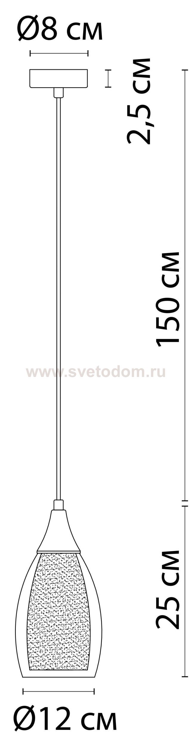 Светильник подвесной Arte lamp A7951SP-1CC BARRY