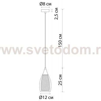 Светильник подвесной Arte lamp A7951SP-1CC BARRY BARRY