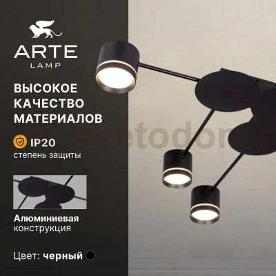 Потолочная люстра Arte Lamp A8024PL-6BK LEGACY