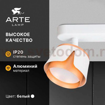 Накладной светильник спот Arte Lamp A8028PL-4WH AMAKS