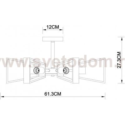 Светильник потолочный Arte lamp A8030PL-6WH BRUSSELS