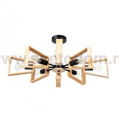 Люстра потолочная с деревом Arte lamp A8030PL-8BK BRUSSELS