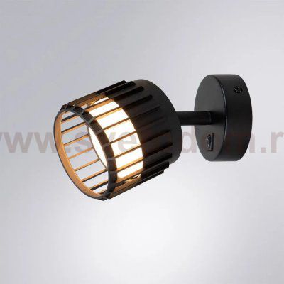 Накладной светильник спот Arte Lamp A8031AP-1BK ATRIA