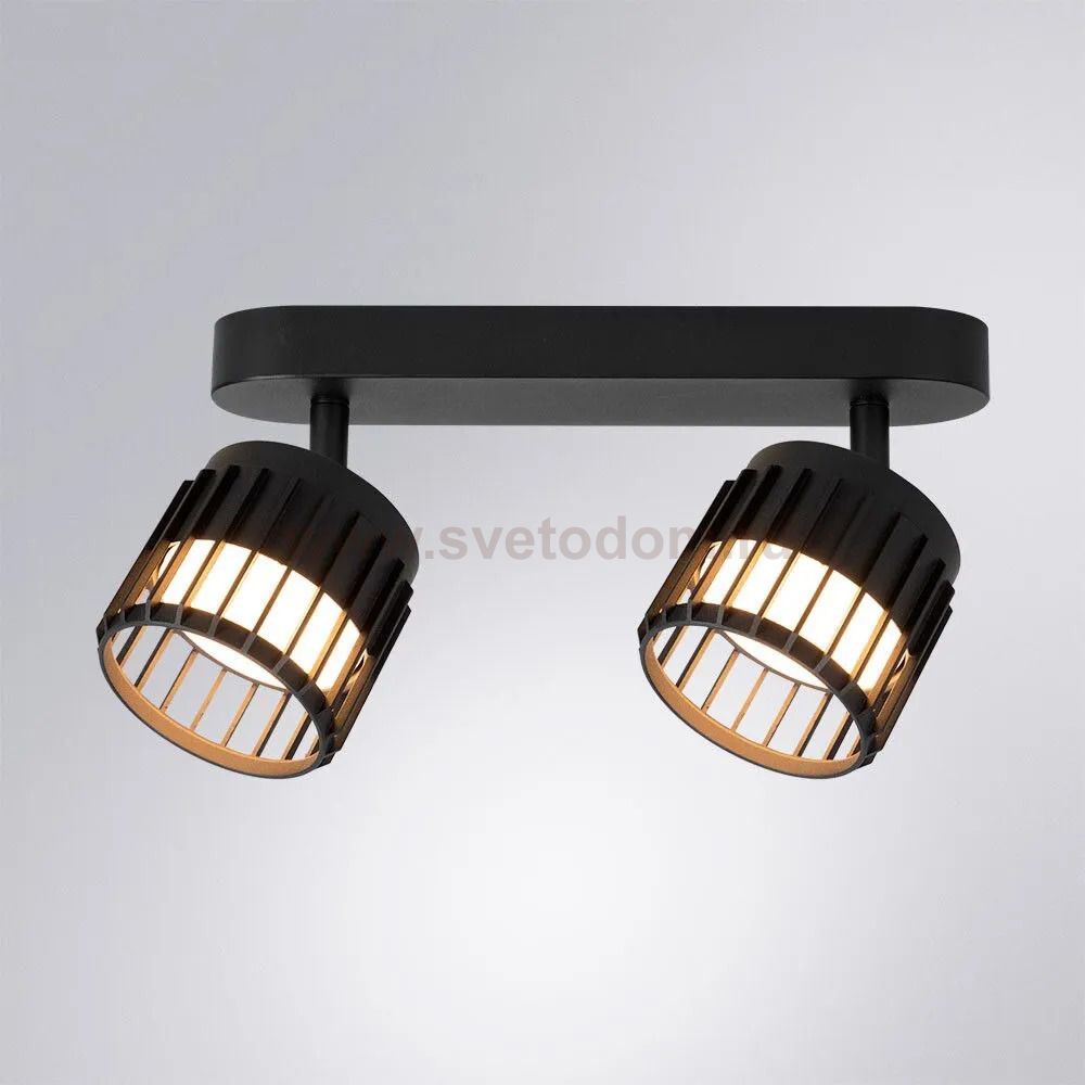 Накладной светильник спот Arte Lamp A8031PL-2BK ATRIA