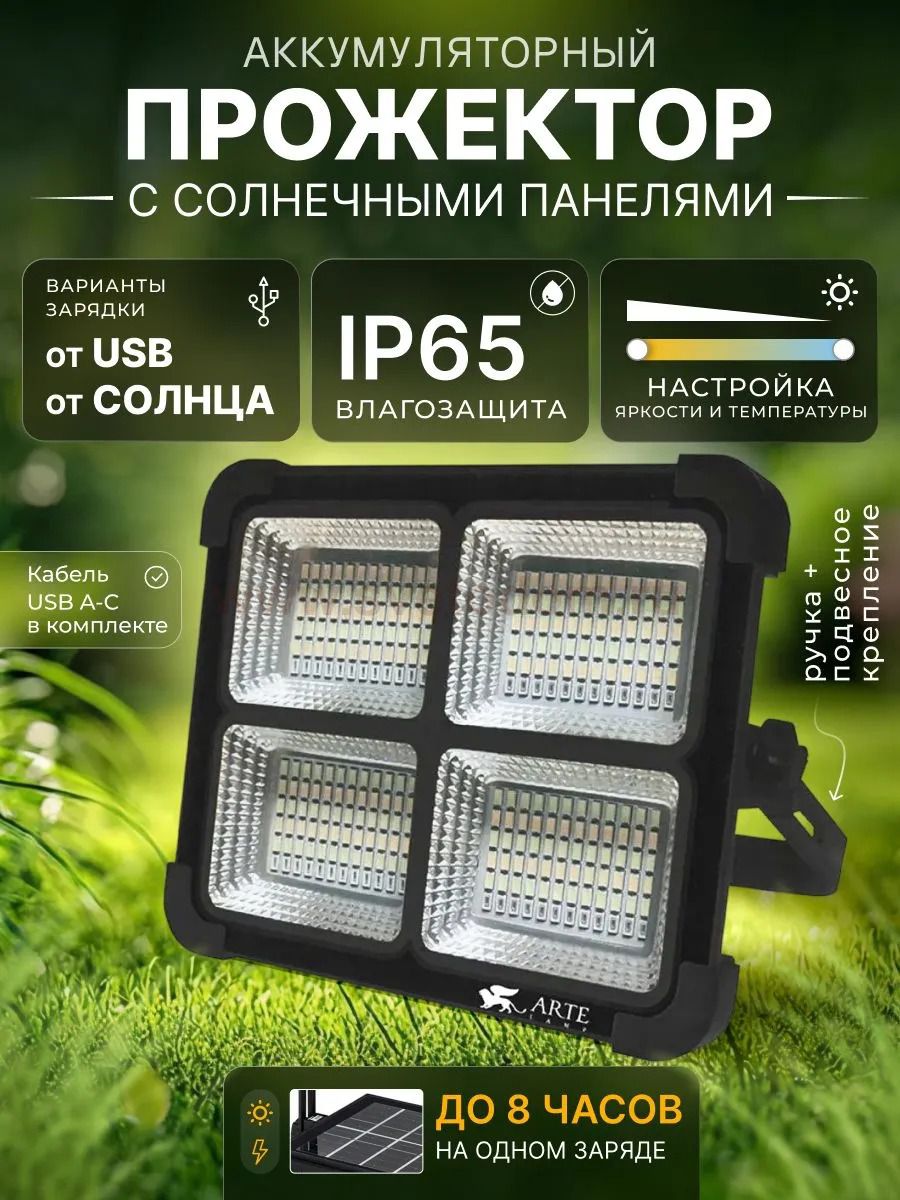 Прожектор Arte Lamp AVIOR A8100AL-1BK