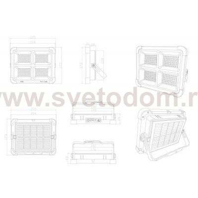 Прожектор Arte Lamp AVIOR A8100AL-1BK