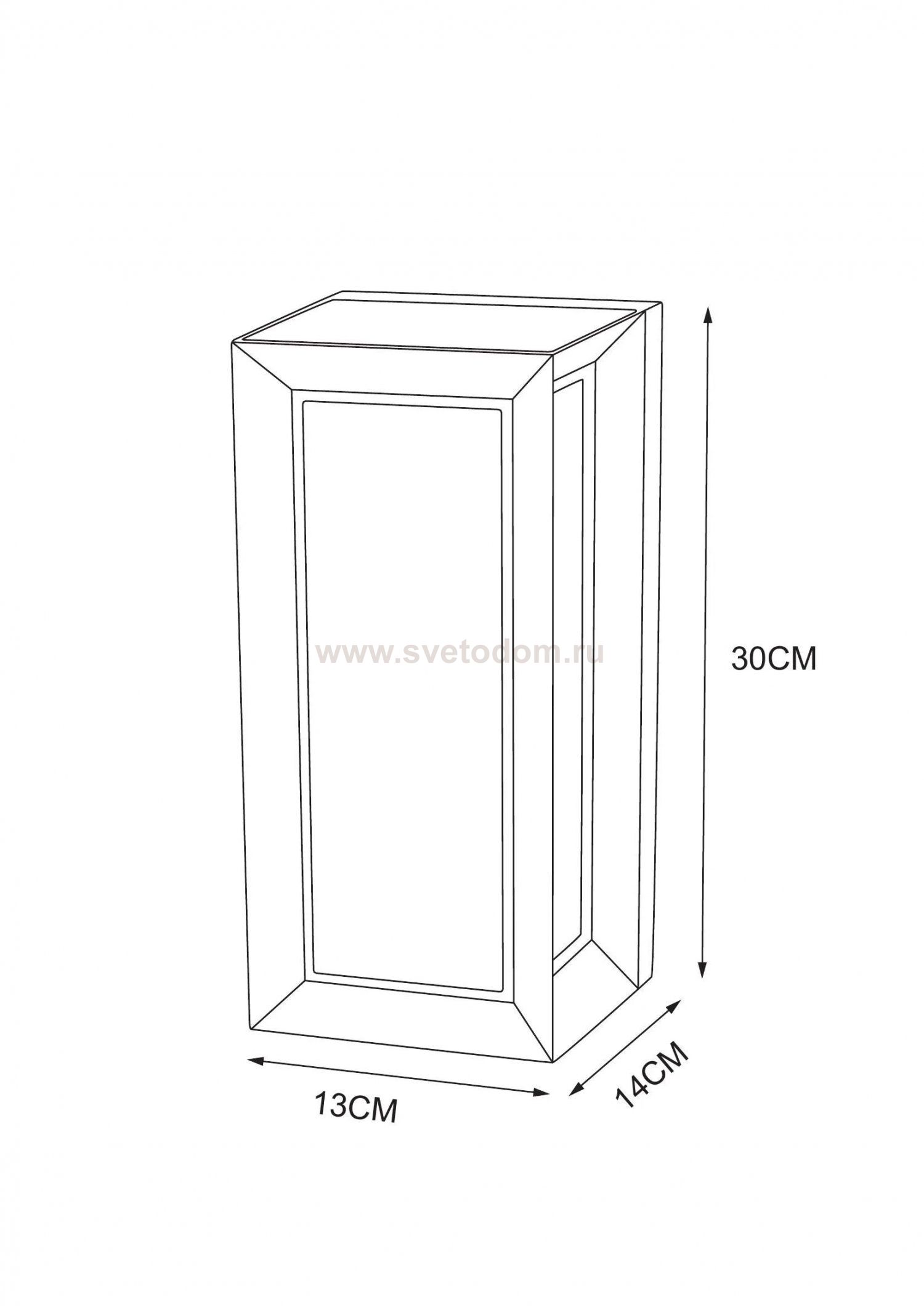 Уличный светильник Arte Lamp A8130AL-1BK ULYSSES