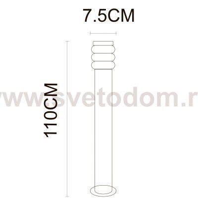 Светильник уличный Arte lamp A8382PA-1SS Portico