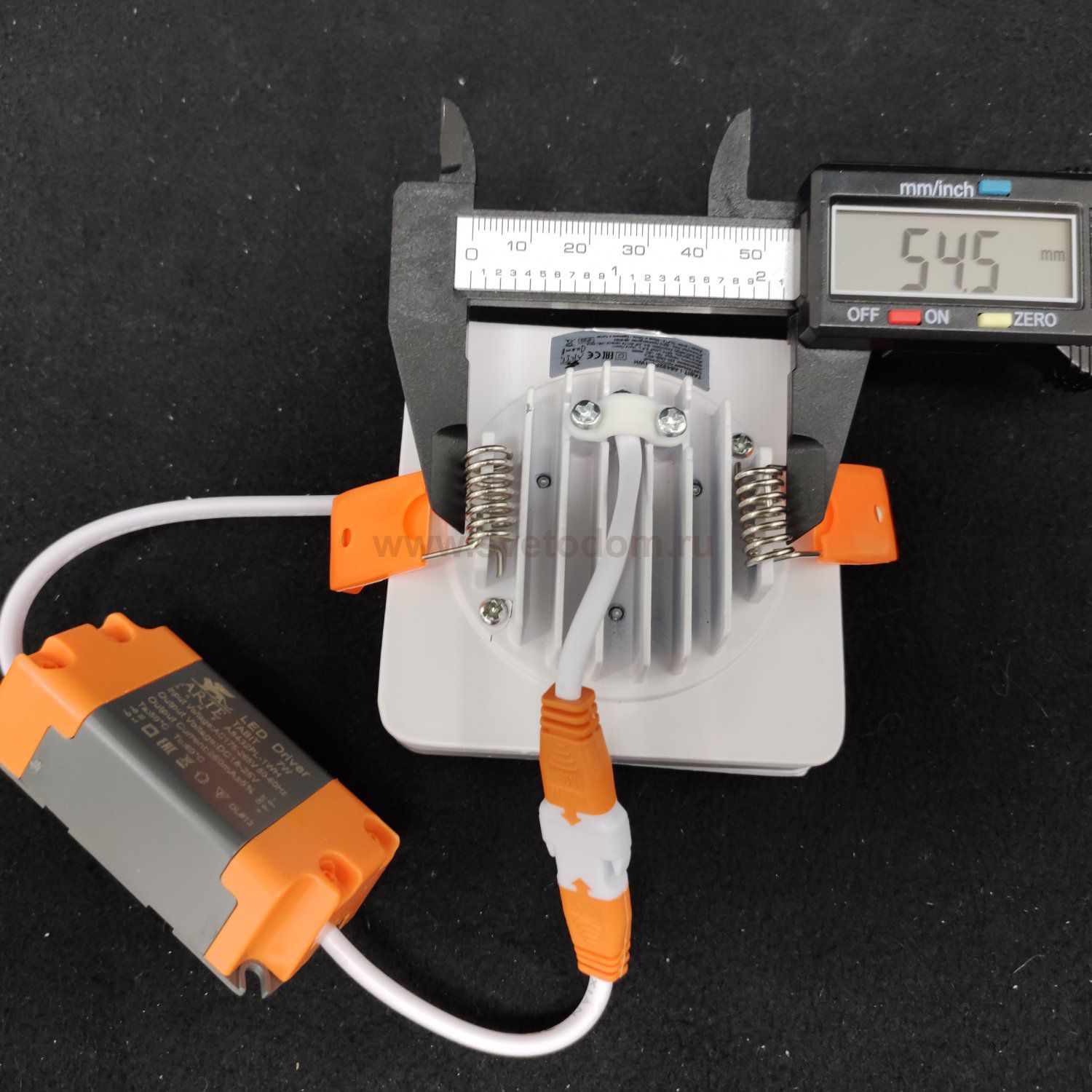 Светильник потолочный 7Вт 4К Arte lamp A8432PL-1WH TABIT