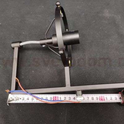 Светильник настенный бра Arte lamp A8586AP-1BK PIATTO