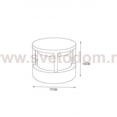 Уличный светильник Arte Lamp A8912AL-1BK ULYSSES