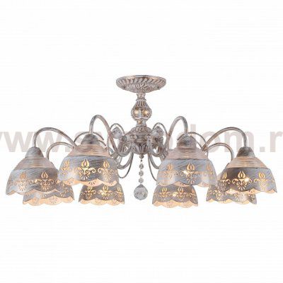 Светильник потолочный Arte lamp A9106PL-8WG Sicilia