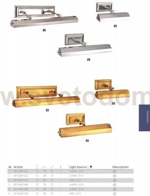 Светильник для картин Arte lamp A9126AP-1SR PICTURE VINTAGE
