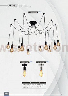 Светильник потолочный Arte lamp A9184PL-1SS FUORI