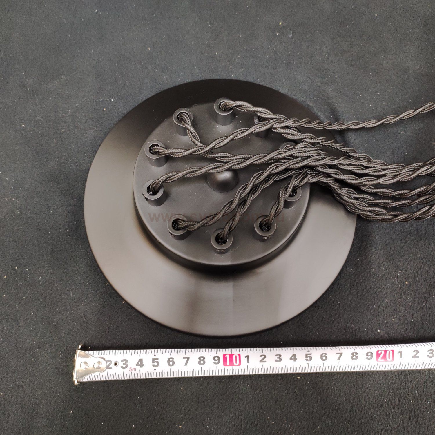 Люстра паук лофт Arte lamp A9184SP-10BK FUORI