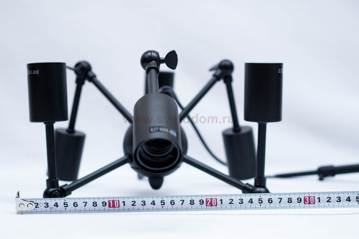 Люстра лофт паук Arte Lamp A9190LM-6BK ROOTS