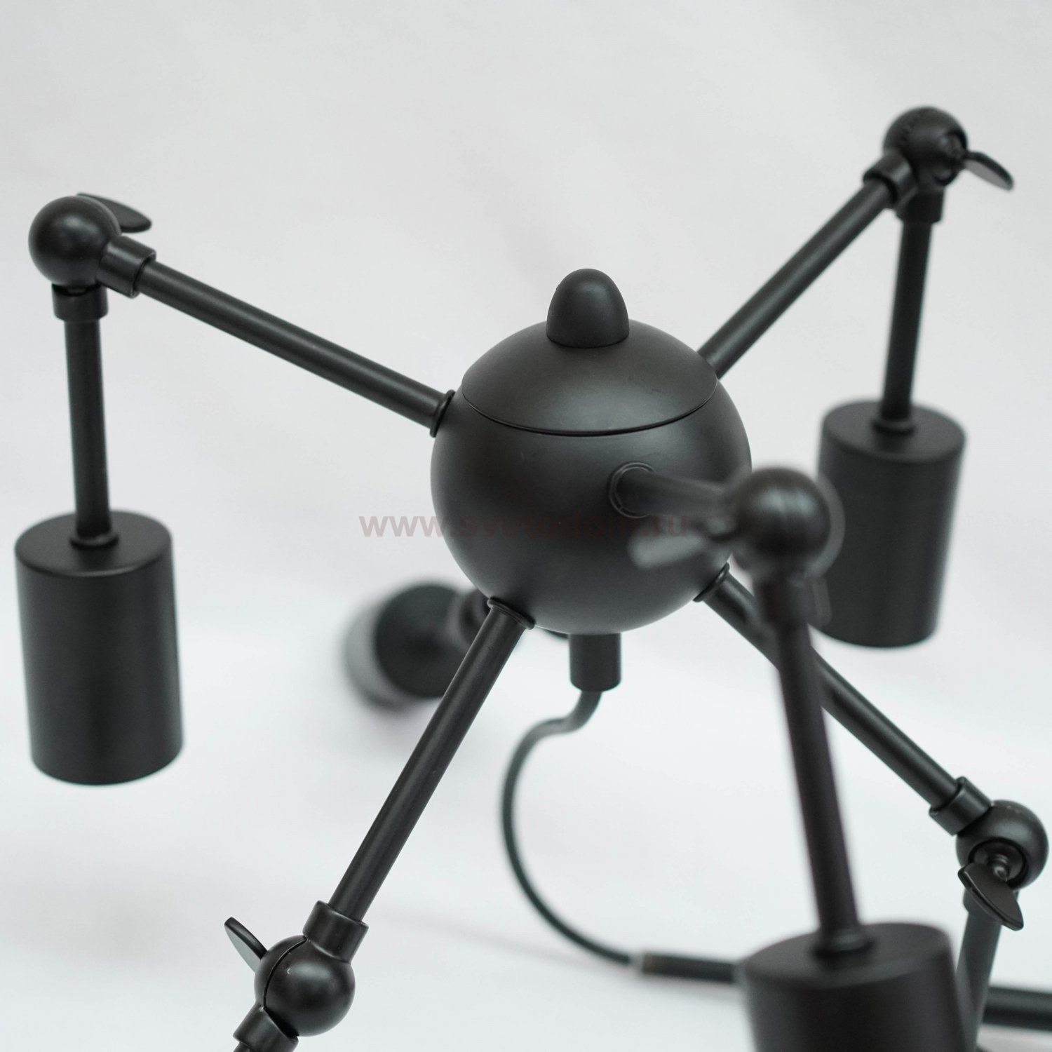 Люстра лофт паук Arte Lamp A9190LM-6BK ROOTS