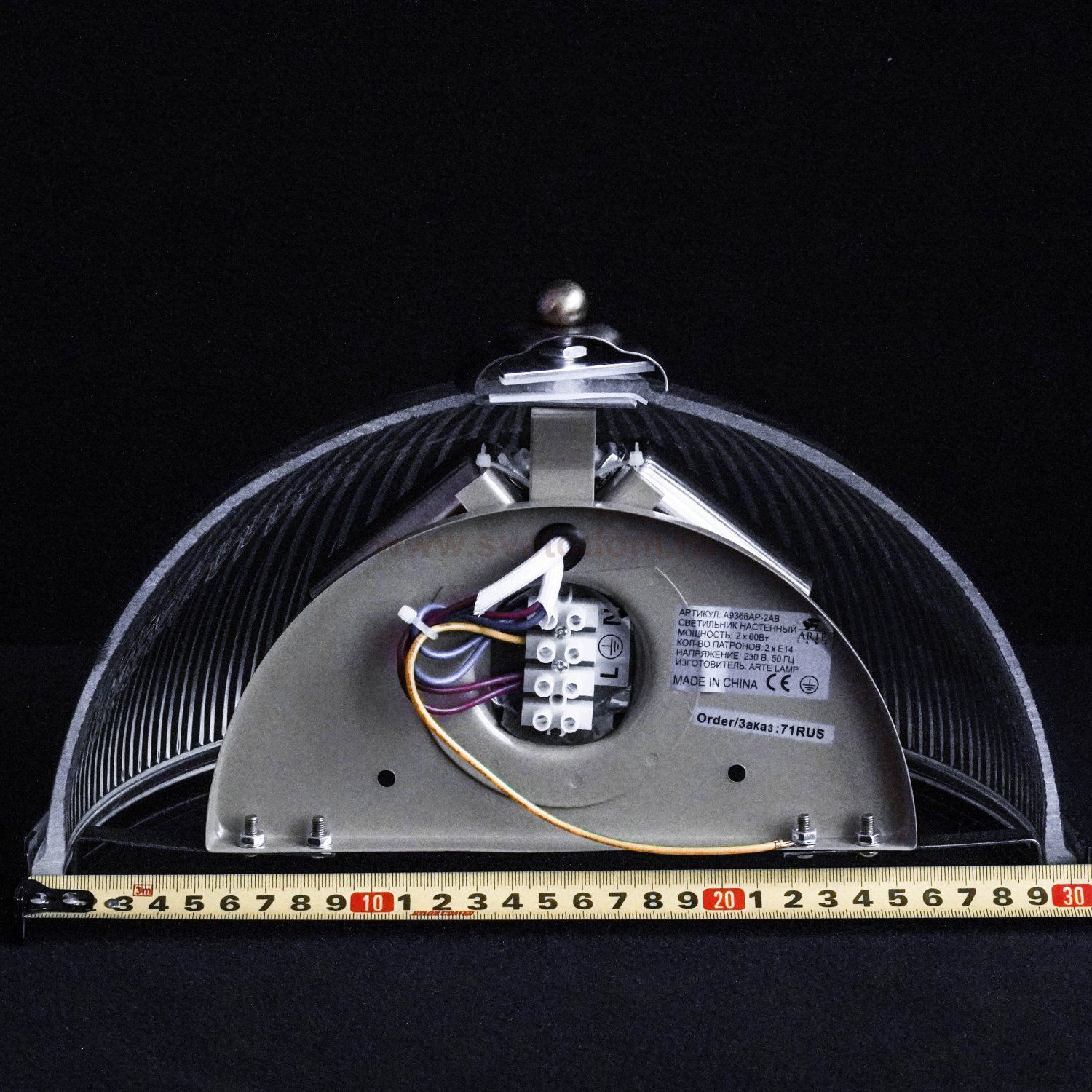 Светильник бра Arte Lamp A9366AP-2AB American Diner