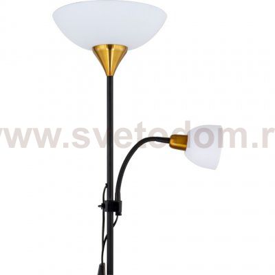 Торшер с подсветкой для чтения Arte lamp A9569PN-2BK