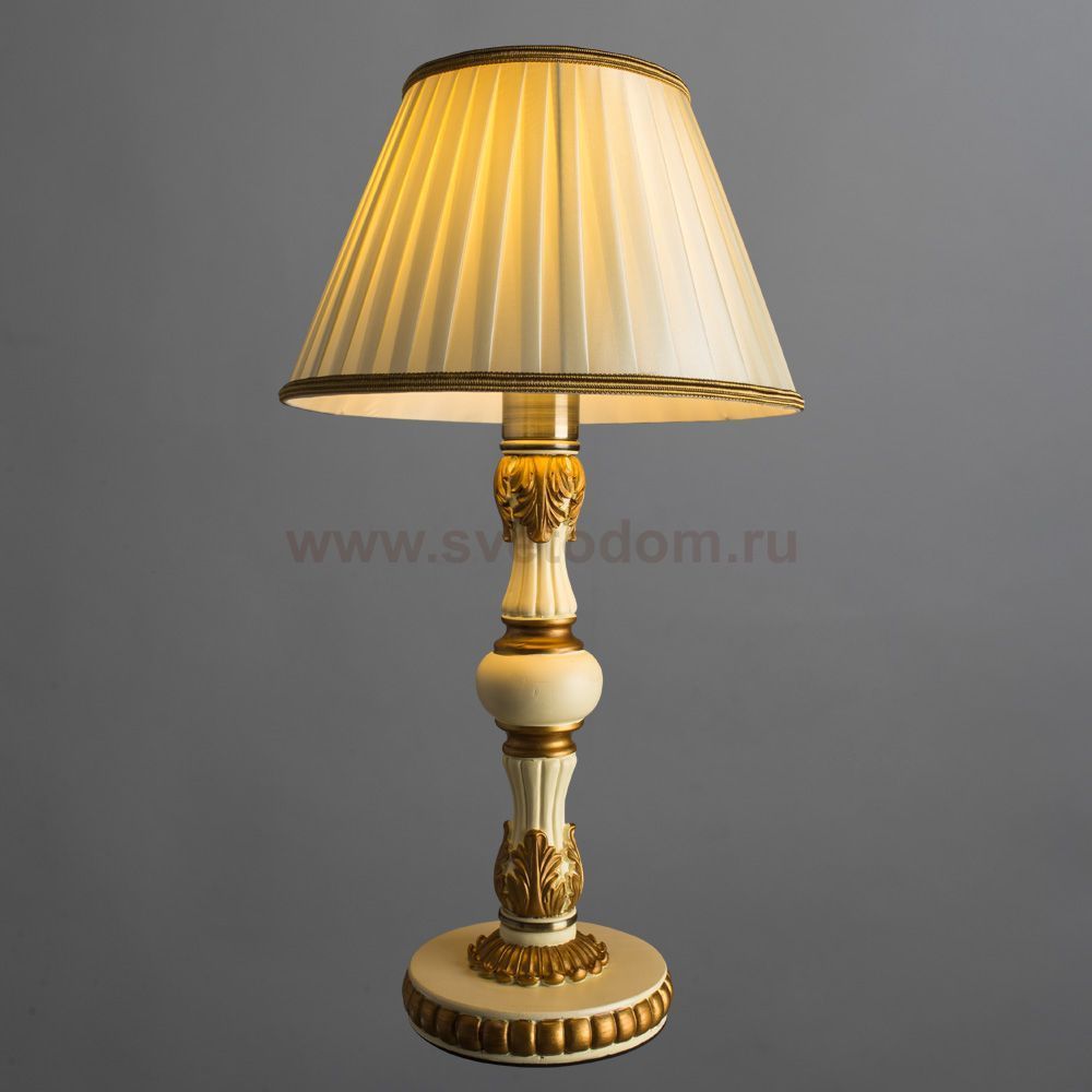 Настольная лампа классика Arte lamp A9570LT-1WG Benessere