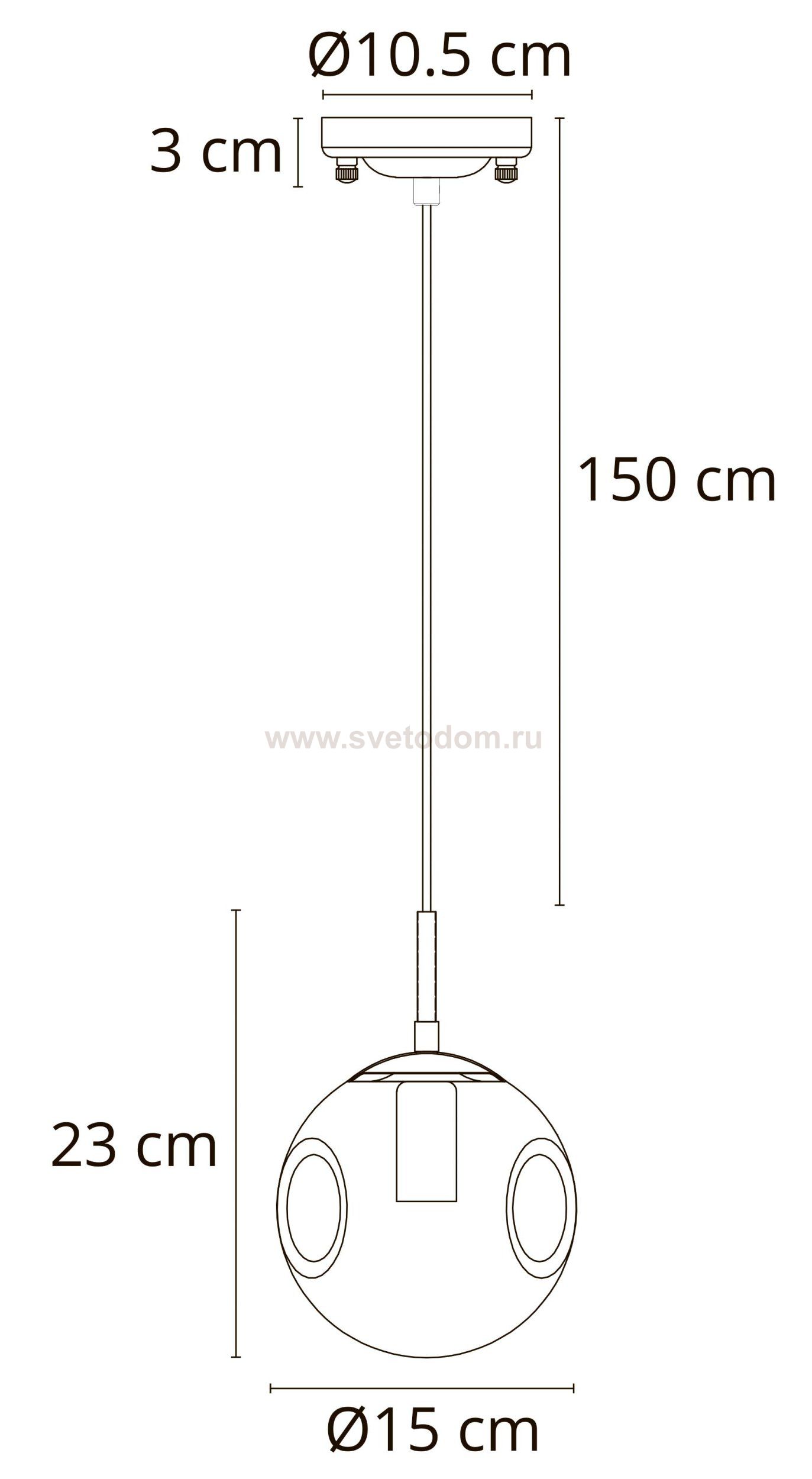 Светильник подвесной Arte lamp A9915SP-1BK TUREIS