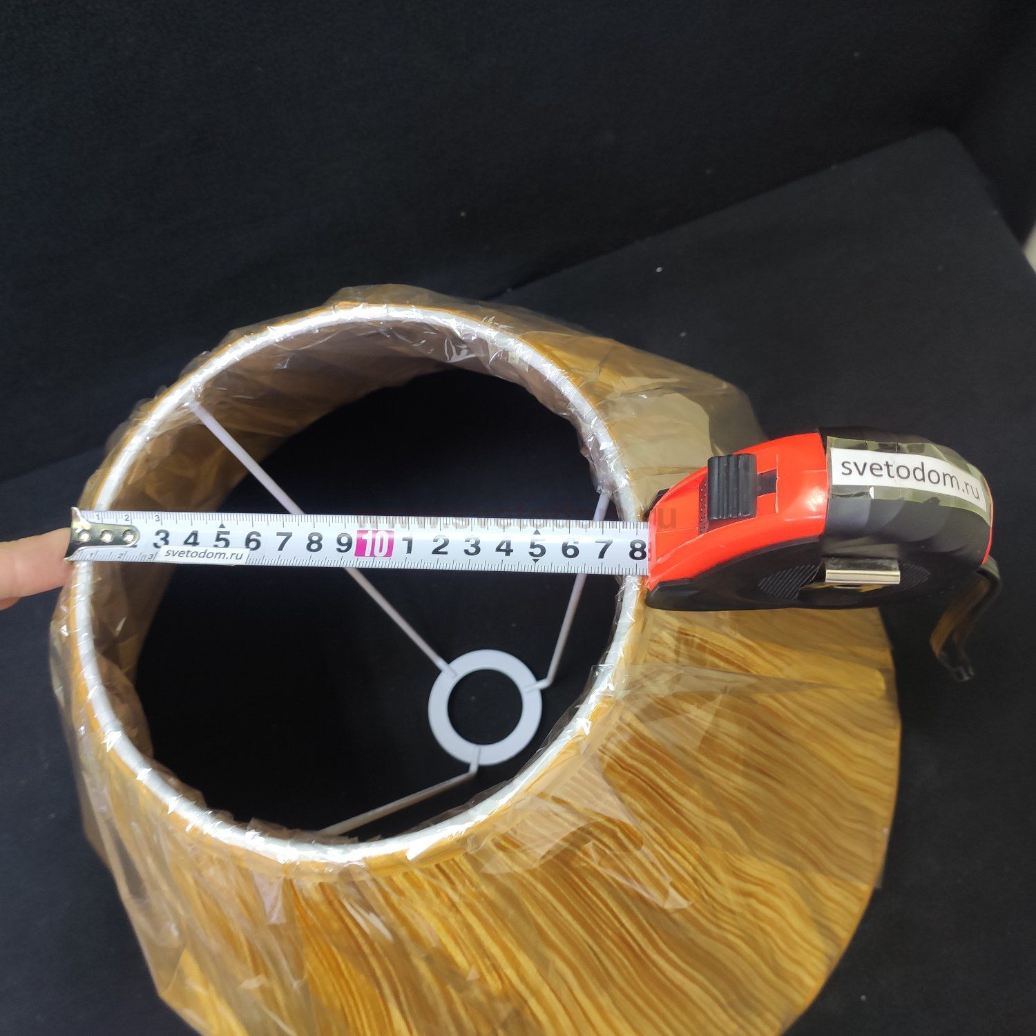 Абажур янтарный большой для торшера 450*275мм Е27 009/1 Majorka