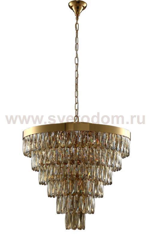 Светильник Crystal lux ABIGAIL SP-PL15 D620 GOLD/TRANSPARENTE