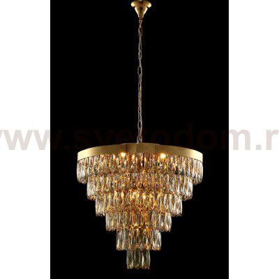 Светильник Crystal lux ABIGAIL SP-PL15 D620 GOLD/TRANSPARENTE