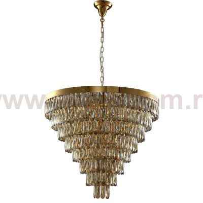 Люстра Crystal Lux ABIGAIL SP22 D820 GOLD/AMBER (0010/322)