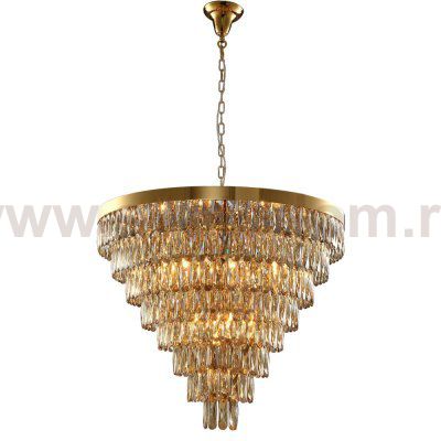 Люстра Crystal Lux ABIGAIL SP22 D820 GOLD/AMBER (0010/322)