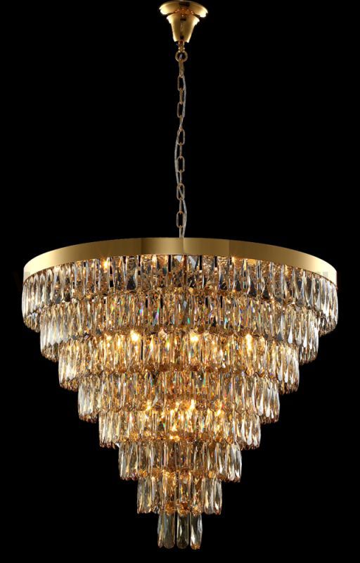 Светильник Crystal lux ABIGAIL SP22 D820 GOLD/TRANSPARENTE